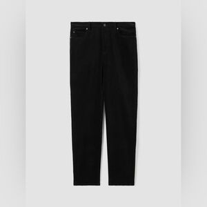 Eileen Fisher Organic Stretch Velveteen Pants, Black,  Size M, NwT